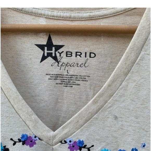 Hybrid Apparel Gray Graphic Fitted Short Sleeve Tee - Picture 2 of 4